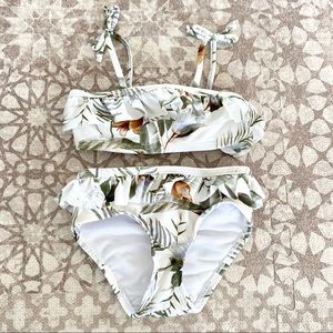 NWOT Gianni Bini toddler girls 2T tropical bikini
